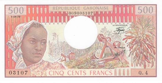500 Francs 1978